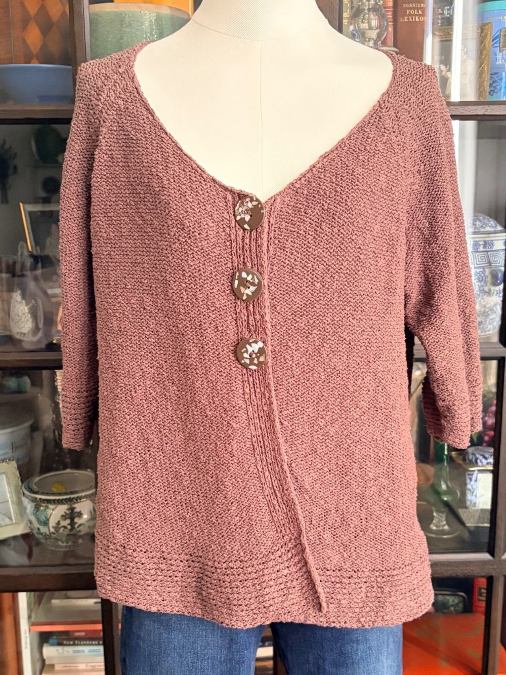 Lulu B Short Sleeve Knit Sweater size XL